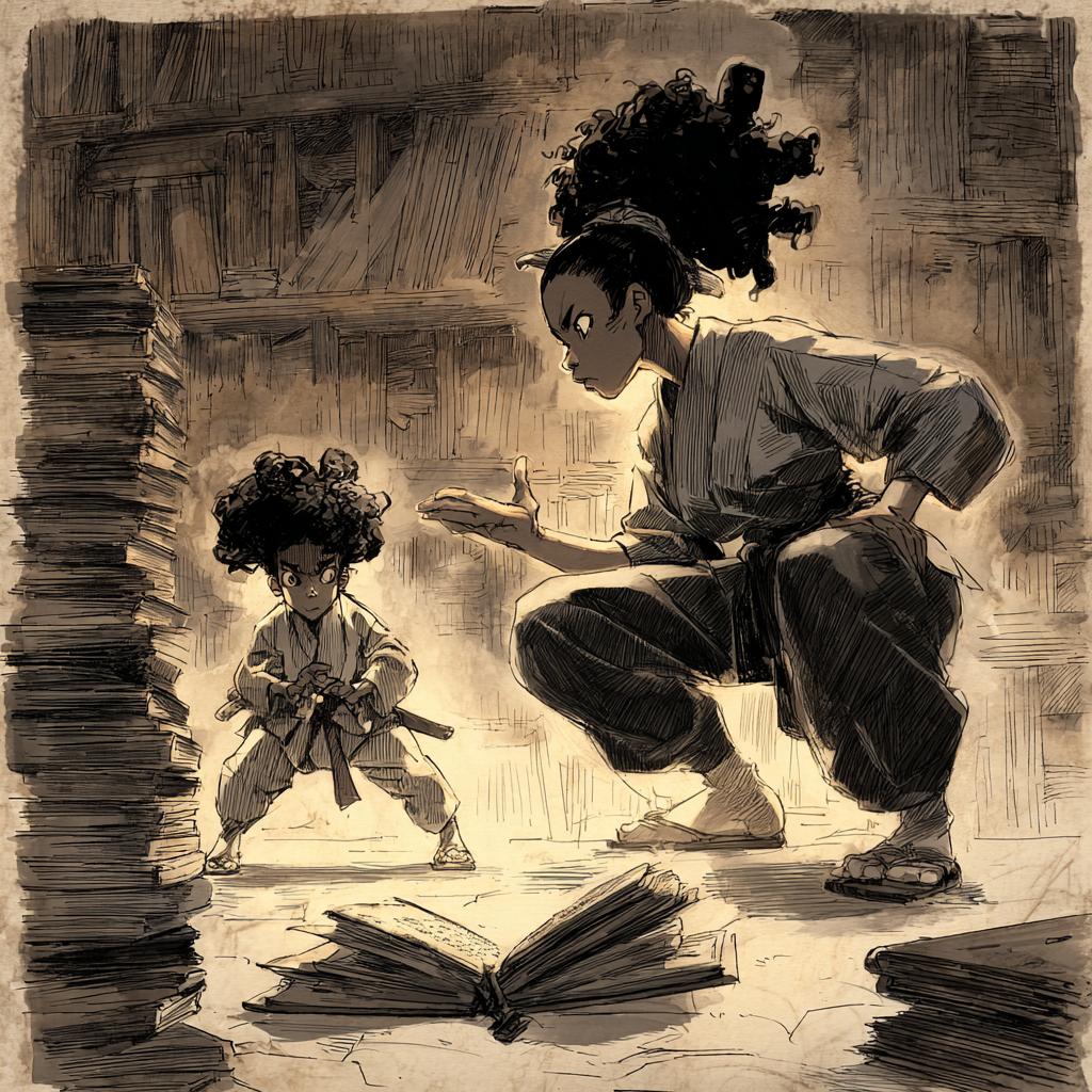 Young Sokha demonstrates